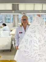 Diane Hurford during a factory visit in China in 2025